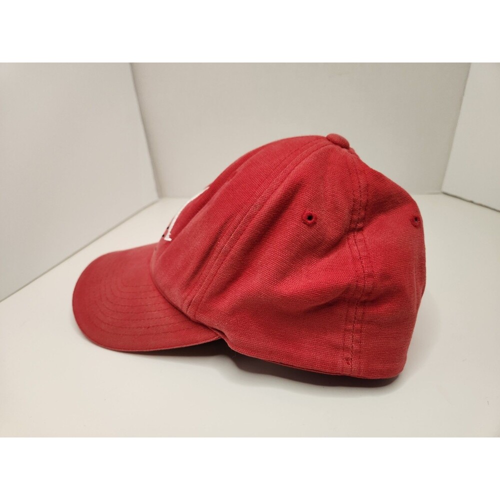 Nike Air Jordan Hat Cap Fitted S/M Red Flight‎ Jumpman Logo NBA Basketball - Picture 2 of 5
